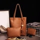 thumbnail image 5 of Bolsa 3 unids/set de bolsos de hombro de Color sólido. bolso de mano para mujer con asa superior (camello) Ehuebsd Nuevos Originales, 5 of 6