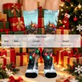 thumbnail image 5 of FAIOROI Christmas Socks for Women Cute Vintage Xmas Print Mid Calf Crew Sock Soft Cozy Festive Holiday Novelty, 5 of 6
