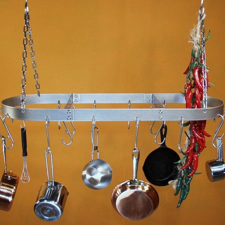 HSM Racks Low Profile Oval Hanging Pot Rack