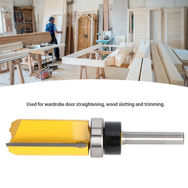 Wear Resistance Practical Trimming Cutter, Woodworking Cutter, Wood Slotting For Wardrobe Door Straightening Woodworking Trimming