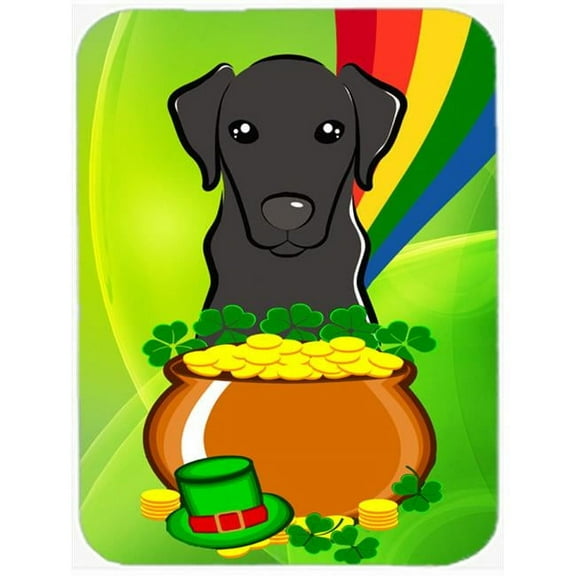Carolines Treasures  Black Labrador St. Patricks Day Mouse Pad