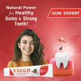 thumbnail image 4 of Pasta de dientes Vicco Vajradanti Herbal 100% natural 100 ml x5, 4 of 7