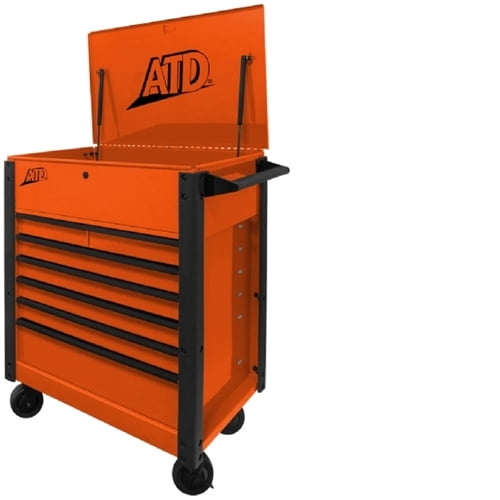 ATD Tools 7Drawer FlipTop Tool Cart Orange 70402