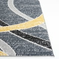 thumbnail image 3 of SAFAVIEH Odyssey Dymphna Modern Area Rug, Black/Grey Gold, 4' x 6', 3 of 8