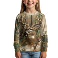thumbnail image 2 of Garronmavis Cute Green Camo Boys Long Sleeve T-Shirts Size 5-6 Comfortable Deer Long Sleeve Crew Neck T-Shirts Soft Casual Crewneck Loose Fit Tee Tops Warm Fall Winter Clothes, 2 of 7