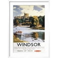thumbnail image 2 of Art.com Windsor, England - British Railways Windsor Castle Thames Poster Art Print by Lantern Press, White Frame Wall Art, 21" x 29", 2 of 5