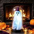 thumbnail image 3 of Halloween Night Light Ghost in Dome Color Changing LED Fabric Lamp Battery Operated Tabletop by OVFUIZ, 3 of 5