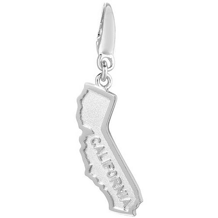 Women's Sterling Silver California Clip-On Charm