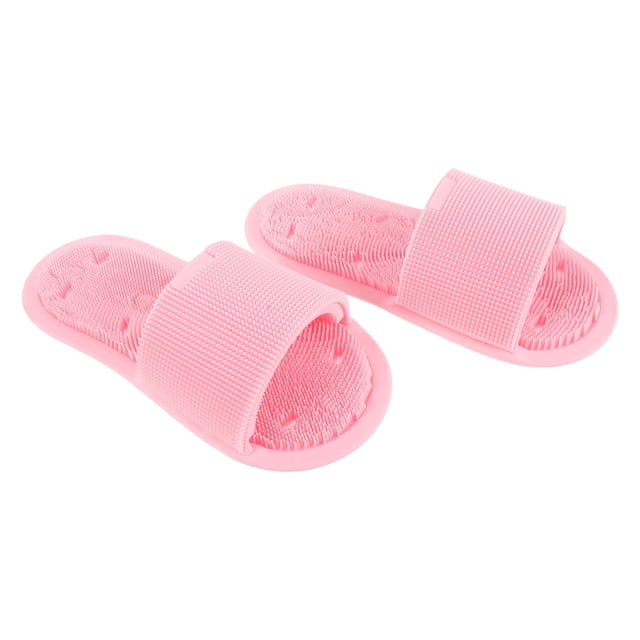 BRIGHTFUFU 2Ud Zapatillas Exfoliantes Para Ducha Con Silicona Antideslizante Y Masaje
