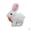White, variant on Easter Bunny Item,Rabbit Interactive Hopping Electronic Pet Plush Bunny Item with Sounds and Movements Animated Walking Wiggle Ears Twitch Nose,Idea Gift for Friends Birthday