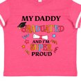 thumbnail image 4 of Inktastic My Daddy Graduated and I'm Super Proud Boys or Girls Toddler T-Shirt, 4 of 5