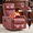 Red, variant on BINBANK Swivel Rocker Recliner Chair, 360° Swivel Recliner with Heat and Massage with Side Pockets for Living Room,Red