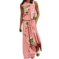 thumbnail image 1 of Gvmfive Women Bohemain Summer Sleeveless Split Long Dress, 1 of 4