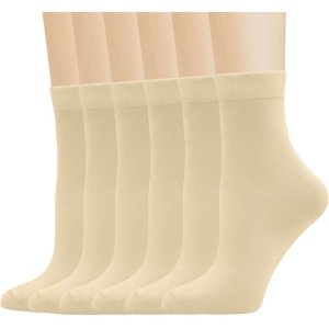 Women Thin Socks Rayon Bamboo Ankle Silky Quarter Anti Odor Casual Summer Socks 6 Pairs