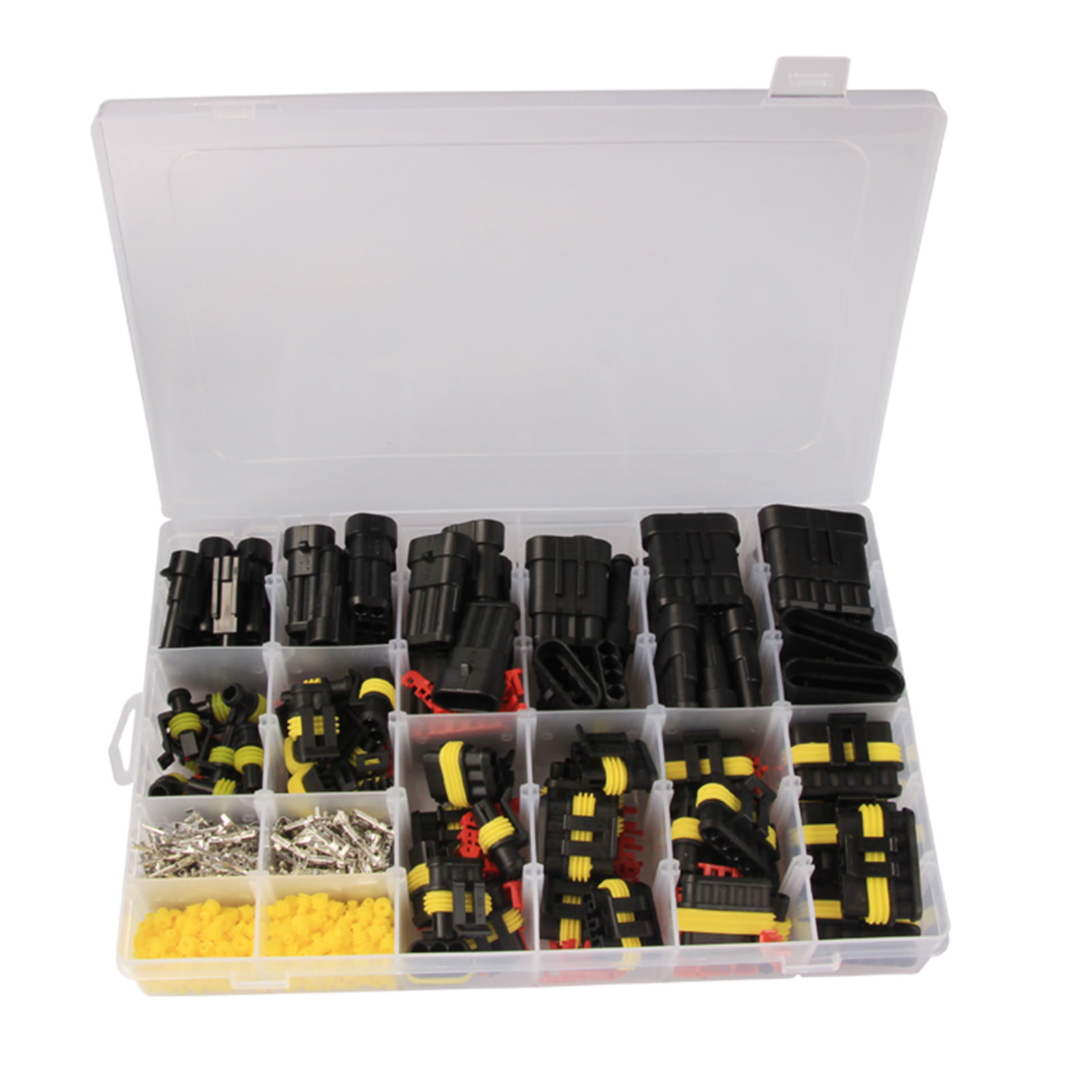NEW Automotive Electrical Wire Connectors Kit 2 3 4 6 Pin Cable Terminal Plug UK 