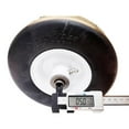 thumbnail image 4 of 2 Flat Free Solid Tires Front Caster Wheel 9x3.50-4 Fits Ferris 1521181 5021181, 4 of 7