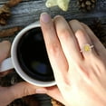 thumbnail image 5 of Halo Engagement Ring for Women - 2.78ct Natural Citrine in 14K Rose Gold Promise Ring, 5 of 6