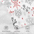 thumbnail image 4 of GZHJMY Christmas Snowflake Cotton Hand Towel Set of 2, Highly Absorbent Soft Fingertip Towels for Bathroom Kitchen Hotel Gym Spa, 16 x 28 Inch Washcloths, 4 of 7