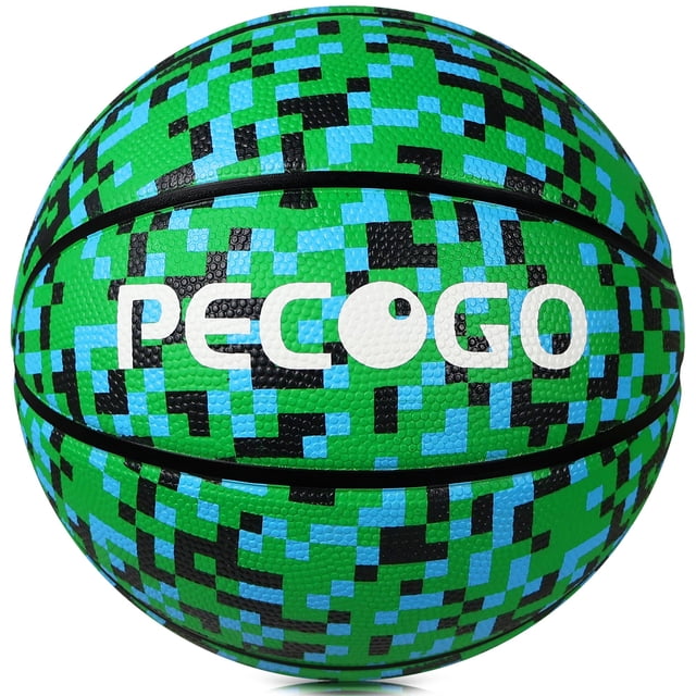 Baloncesto PECOGO, tamaño 6, 28,5 pulgadas, goma para interiores y exteriores