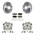 thumbnail image 1 of Transit Auto Rear Disc Brake Caliper Rotors and Semi-Metallic Pads Kit for Car Kia Optima Hyundai Azera KC8-100408S, 1 of 11