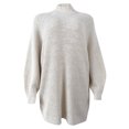 thumbnail image 6 of Sweaters for women Women Long SleeveTurtlenec Winter High Waist Loose Sweater Dress Pullover Jumper ugly christmas sweater women, 6 of 8