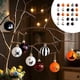 thumbnail image 2 of 24 piezas de 4 cm para árbol de fiesta de Halloween, decoración colgante y para porche, 2 of 6