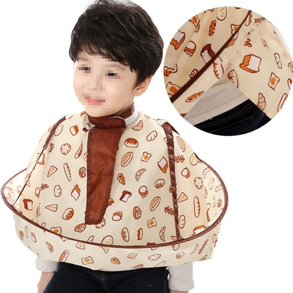 HONITANO Kids Haircutting Cape Inverted Umbrella Shape Polyester Material 1Pack S Size For Home Hair Stylist