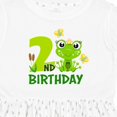 thumbnail image 4 of Inktastic 2nd Birthday Princess Frog Girls Toddler Dress, 4 of 5
