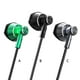 thumbnail image 5 of Seitruly Auriculares con cable de 3,5mm, micrófono de condensador, volumen ajustable, auriculares internos para chat en línea, auriculares de recogida Cables de audio/vídeo Verde, 5 of 6