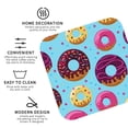 thumbnail image 4 of Balery 4 Pcs Donutsleather Coasters Set, Drink Table Cup Coasters For Living Room Kitchen Coffee Decor, 4 of 9