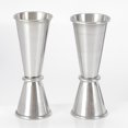 thumbnail image 2 of 2 Pack Double Cocktail Jigger Japanese Style Stainless Steel Bar Measuring Jigger 1 & 2 Oz With 2 Etching Measurements(oz&ml) Bar Tool Shot Jigger For, 2 of 3
