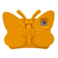 thumbnail image 2 of Decase for iPad 9th/8th/7th Generation 10.2" (2021/2020/2019) / Air 3rd Gen/Pro Tablet Case,3D Cute Butterfly Pattern Child Proof Tablet Shell Drop Protection Kickstand Hybrid Case , Orange, 2 of 7