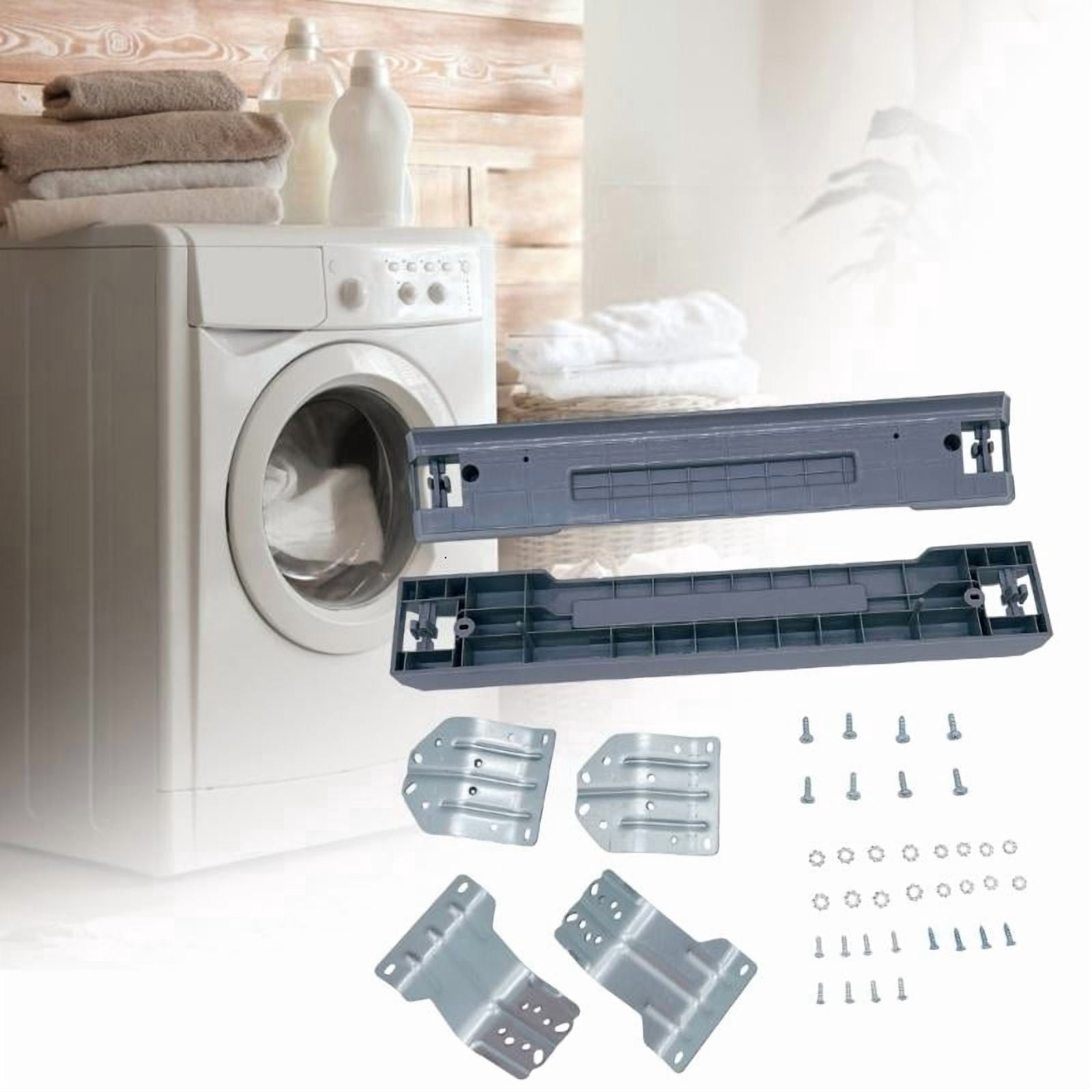 CEORPER Stacking Brackets Kit For Front Load Washer And Dryer Space Saving