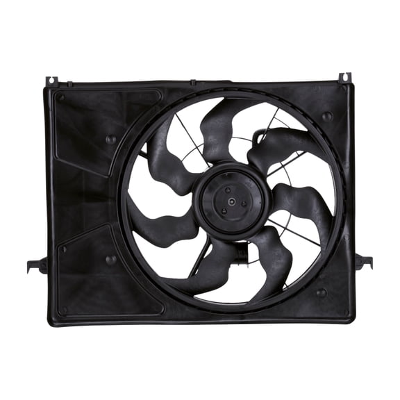 TYC 621340 Radiator & Condenser Cooling Fan Assembly New w/ Warranty Fits 2007 Hyundai Sonata