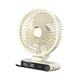 thumbnail image 2 of Ventilador de mesa portátil con 5 velocidades, pantalla digital ajustable, recargable y ligero. Blanco, 2 of 9