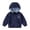 Navy, variant on akafmk Boys Zip Up Hoodie Sweatshirt Long Sleeve Casual Jacket with Checkered Hood Lining and Front Pocket School Outerwear Fall Clothes, Size 4-5 Years