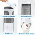 thumbnail image 5 of Samhe Cup Dispenser, Pull Type Water Cooler Cup Holder Fit 3oz - 5oz Small Cups, Wall Mount Bathroom Disposable Cups Dispenser, 5 of 9