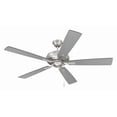 thumbnail image 6 of ECF52BNK5-BNGW Craftmade Lighting Eos - 5 Blade Ceiling Fan-14.25 Inches Tall and 52 Inches Wide-Brushed Polished Nickel Finish-Brushed, 6 of 10