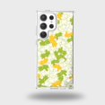 thumbnail image 1 of Samsung Galaxy S24 Ultra Clear Case - Yellow Dandelion Design, 1 of 5