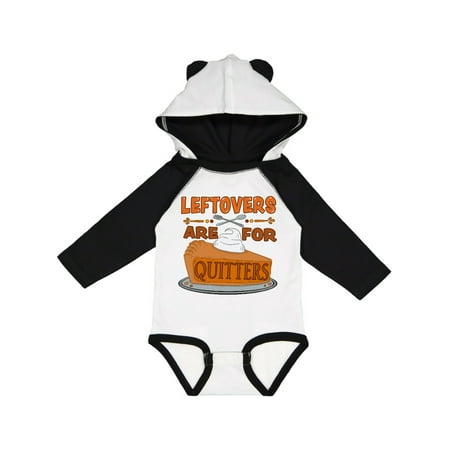 

Inktastic Leftovers Are for Quitters with Pumpkin Pie Gift Baby Boy or Baby Girl Long Sleeve Bodysuit
