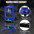 thumbnail image 3 of Hydraulic Press,6 Ton H-Frame Garage Floor Adjustable Shop Press With Stamping Plates To Bend, Straighten, Or Press Parts, Install Bearings & U-Joints, 3 of 6