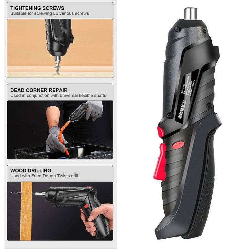 3.6V Electric Screwdriver Rechargeable Cordless Electric Drill Power Set 1500mAh Household Maintenance Screwdriver Repair Tools