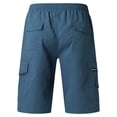 thumbnail image 4 of gakvbuo Cargo Shorts For Men Cargo Pants Plus Size Bermuda Shorts Joggers Sweatpants Shorts Loose Fit Knee Length With Pocket Straight Button Zipper Sport Shorts, 4 of 5
