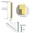 thumbnail image 2 of Goo-Ki 12 Pack 7.6 Inch(192mm) Kitchen Cabinet Pulls, Light Brushed Brass Cabinet Handles, Drawer Pulls for Dresser,Wardrobe & Cupboard, 2 of 8