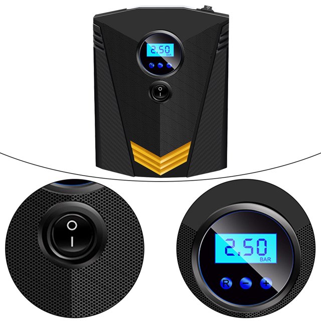 Bomba Inflable Compresor de aire portátil para automóvil 12V Bomba de aire automática digital 150PSI para Auto / RV / SUV / ATV Sywqhk Para estrenar