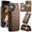 Brown, variant on Mantto Case for iPhone 17 with Card Holder, Retro PU Leather RFID Blocking Credit Card Slots Double Magnetic Clasp Flip Kickstand Shockproof Phone Cover for iPhone 17,Brown