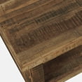thumbnail image 4 of Reclamation 50" Rustic Reclaimed Solid Wood Coffee Table with Storage Shelf, 4 of 8
