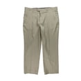 thumbnail image 1 of Perry Ellis Mens Stretch Crosshatch Dress Pants Slacks, Beige, 40W x 29L, 1 of 2