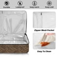 thumbnail image 4 of Iauyy Casserole Carrier for Hot Food Insulated Casserole Travel Carry Bag with Lid Food Warmer Bag for Party/Picnic,Nature, 4 of 7