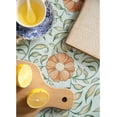 thumbnail image 6 of French Linen Pattern Tablecloth Soft Durable Floral Table Cloth Designer Kitchen Dining Tablecloth for Rectangular Tables for Parties Christmas 55"x 55", 6 of 6